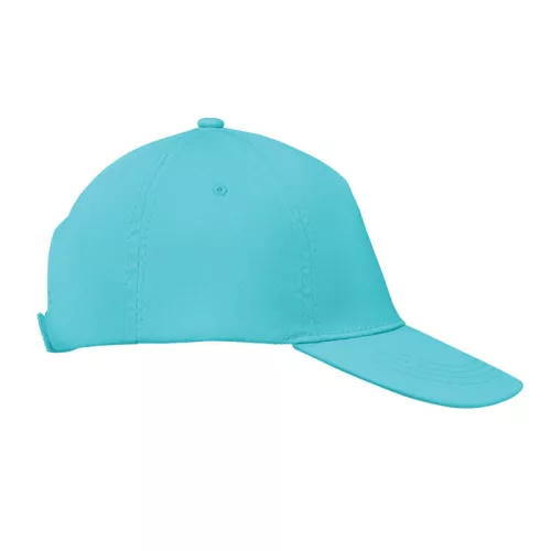 5 panel baseball sapka 160g/m² (Türkiz)