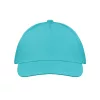 5 panel baseball sapka 160g/m² (Türkiz)