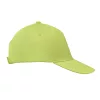 5 panel baseball sapka 160g/m² (Lime)