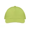 5 panel baseball sapka 160g/m² (Lime)