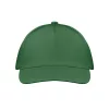 5 panel baseball sapka 160g/m² (Sötétzöld)