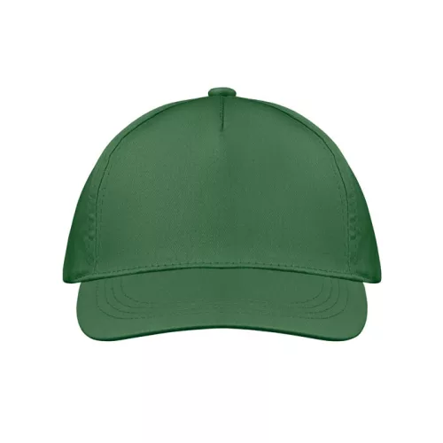 5 panel baseball sapka 160g/m² (Sötétzöld)