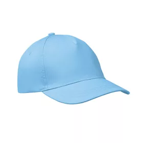 5 panel baseball sapka 160g/m² (Babakék)