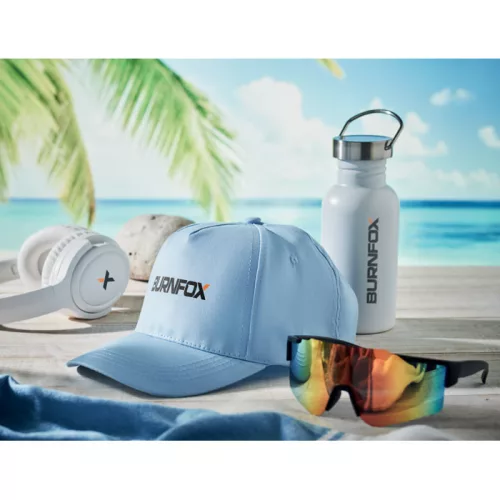 5 panel baseball sapka 160g/m² (Babakék)