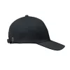 6 panel baseball sapka 260g/m² (Fekete)