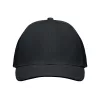 6 panel baseball sapka 260g/m² (Fekete)