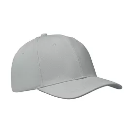 6 panel baseball sapka 260g/m² (Szürke)