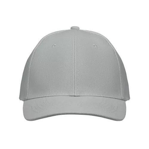6 panel baseball sapka 260g/m² (Szürke)