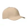 6 panel baseball sapka 260g/m² (Bézs)