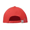 6 panel baseball sapka 260g/m² (Fehér/piros)