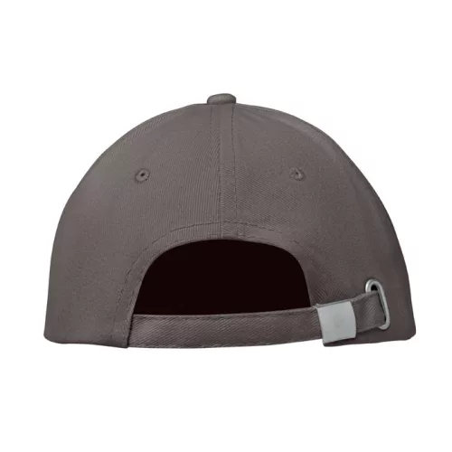 6 panel baseball sapka 260g/m² (Sötétszürke/szürke)