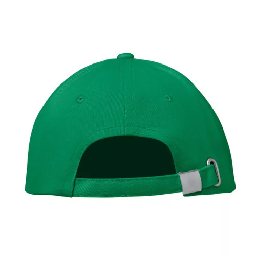 6 panel baseball sapka 260g/m² (Préri Zöld/fehér)