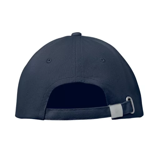 6 panel baseball sapka 260g/m² (Fehér/sötétkék)
