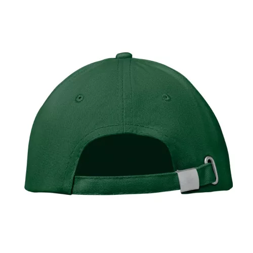 6 panel baseball sapka 260g/m² (Sötétzöld)