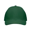 6 panel baseball sapka 260g/m² (Sötétzöld)