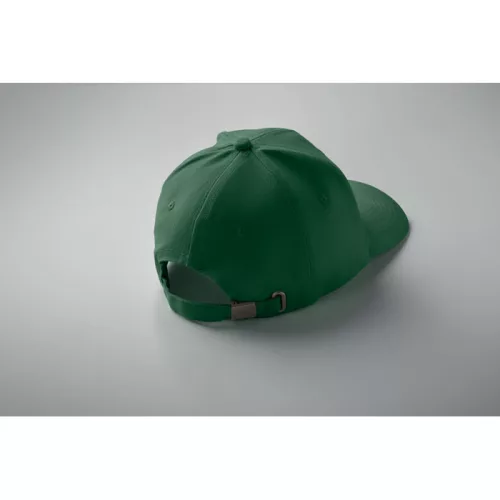 6 panel baseball sapka 260g/m² (Sötétzöld)