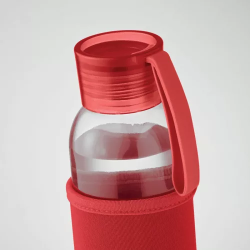 Újrahaszn. üveg palack 500 ml (Piros)