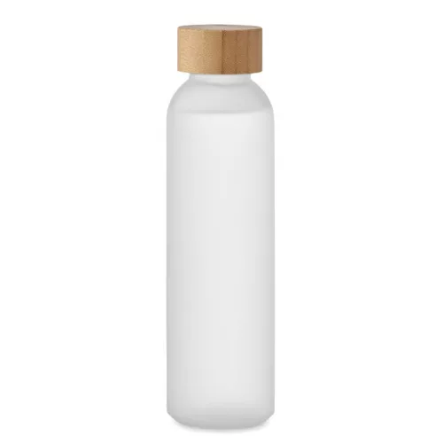 Matt üveg palack 500 ml (Áttetsző Fehér)