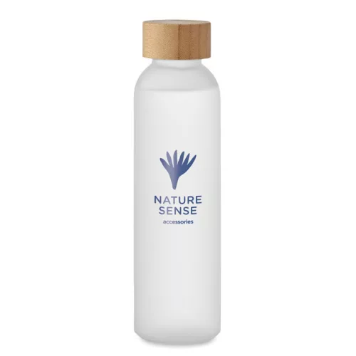 Matt üveg palack 500 ml (Áttetsző Fehér)