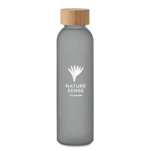 Matt üveg palack 500 ml (Áttetsző Szürke)