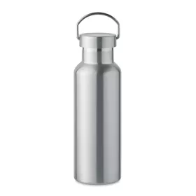 Duplafalú palack 500 ml (Matt Ezüst)