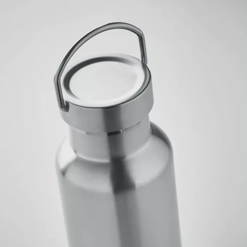 Duplafalú palack 500 ml (Matt Ezüst)