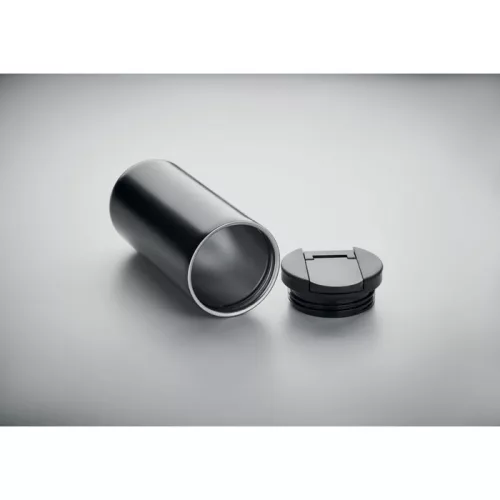 Duplafalú úti pohár 330ml (Fekete)