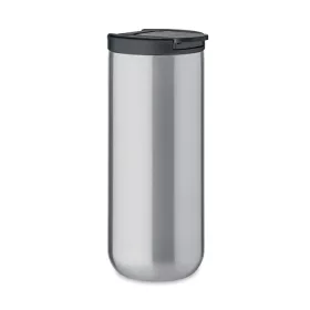 Duplafalú úti pohár 330ml (Matt Ezüst)