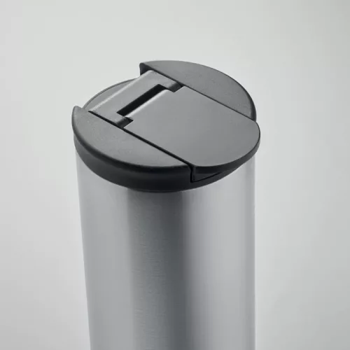 Duplafalú úti pohár 330ml (Matt Ezüst)