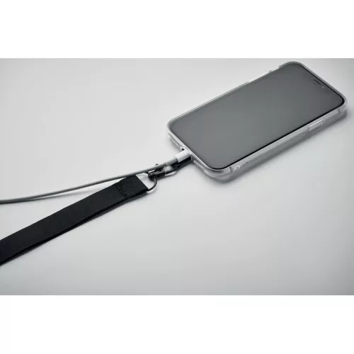 Telefontartó nyakpánt (Fekete)