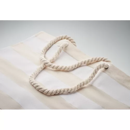 Pamut strandtáska 220 g/m² (Fehér)