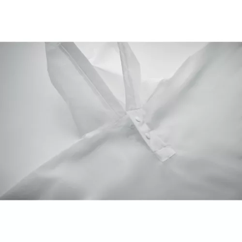 PEVA gyerek kapucnis esőkabát (Fehér)