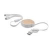 Visszahúzható USB töltőkábel