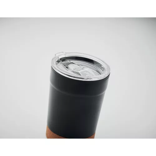 Duplafalú pohár 300 ml (Fekete)