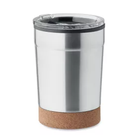 Duplafalú pohár 300 ml (Matt Ezüst)
