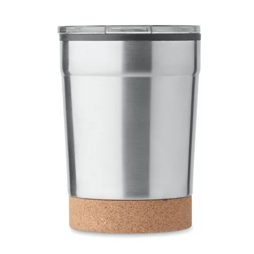 Duplafalú pohár 300 ml (Matt Ezüst)