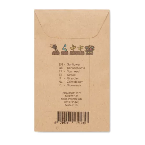 Napraforgómag kraft borítékban