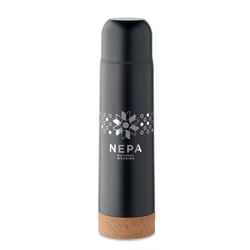 Duplafalú termoszpalack 500 ml (Fekete)