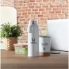 Rozsdamentes acél palack 650ml (Fehér)