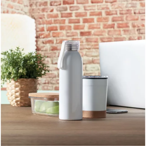 Rozsdamentes acél palack 650ml (Fehér)