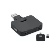 4 portos USB hub (Fekete)