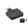 4 portos USB hub (Fekete)