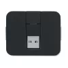 4 portos USB hub (Fekete)