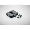 4 portos USB hub (Fekete)