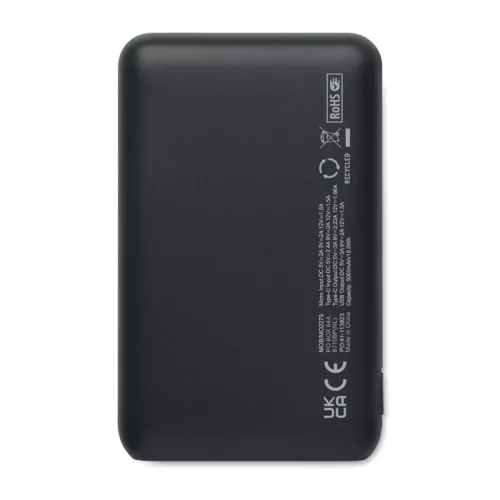 5000 mAh powerbank akkumulátor (Fekete)