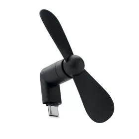 Hordozható USB ventilátor (Fekete)