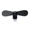 Hordozható USB ventilátor (Fekete)