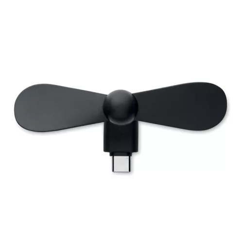 Hordozható USB ventilátor (Fekete)