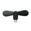 Hordozható USB ventilátor (Fekete)
