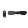 Hordozható USB ventilátor (Fekete)